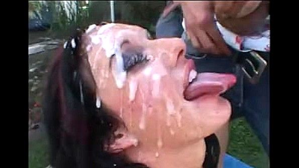 Любительницы с залитыми спермой рожами в сборке