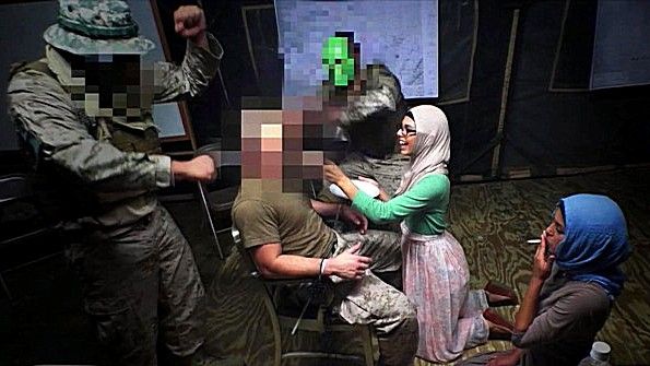 Арабские проститутку ебутся с американскими солдатами