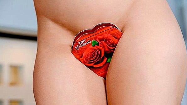 Бабенка устроила мужу секс сюрприз на праздник